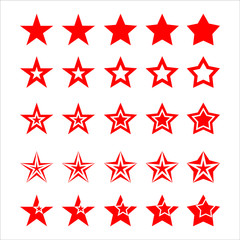 star icon trendy and modern star symbol for logo