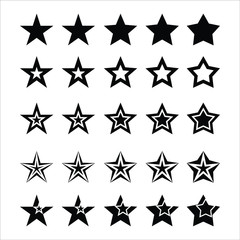 star icon trendy and modern star symbol for logo