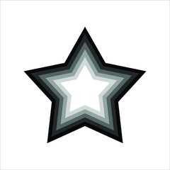 star icon trendy and modern star symbol for logo