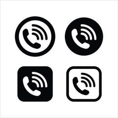 Phone icon isolated on white background. Phone icon in trendy design style.