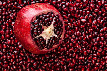 Pilled pomegranate