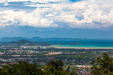 aerial view of the Phuket, Thailand