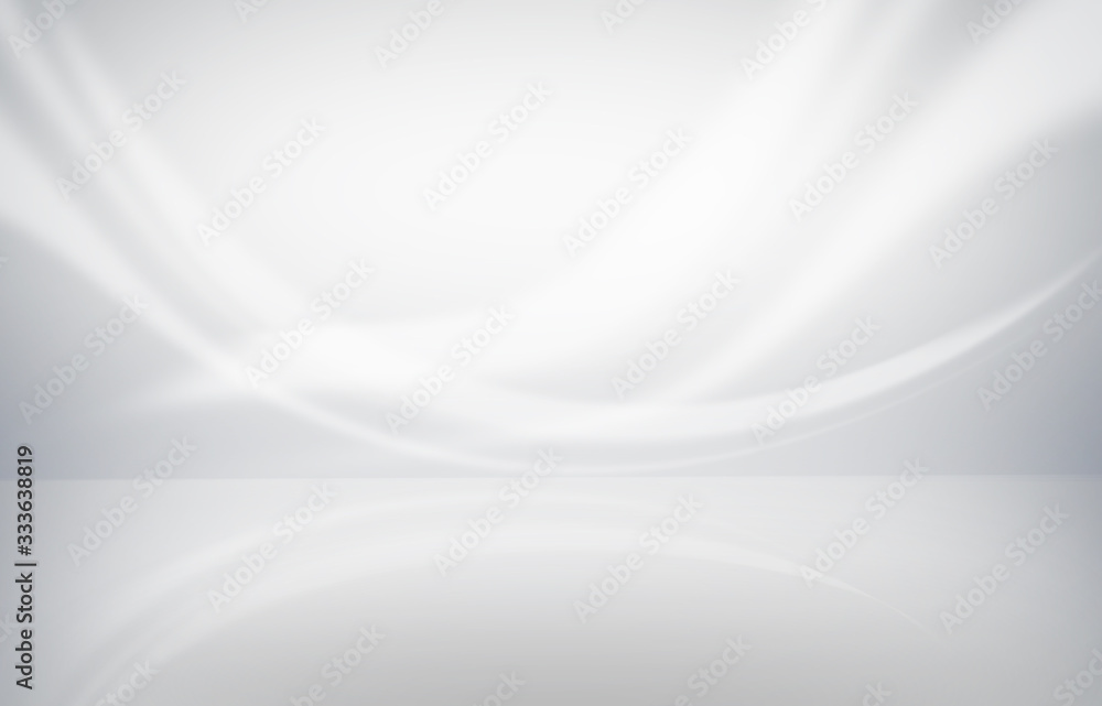 Poster abstract studio background empty white wall in white room template