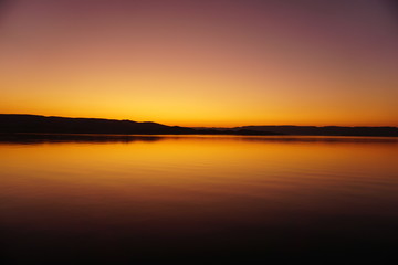 Fototapeta premium Sunset at Lake Argyle