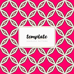 Background mandala seamless pattern vector