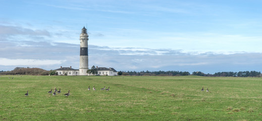 The lighthouse of Kampen on the Island of Sylt 