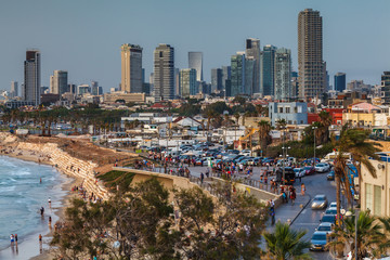 Beautiful view of the Tel Aviv.