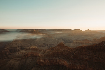 Grand Canyon im Nebel