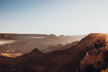 Fototapeta premium Grand Canyon im Nebel