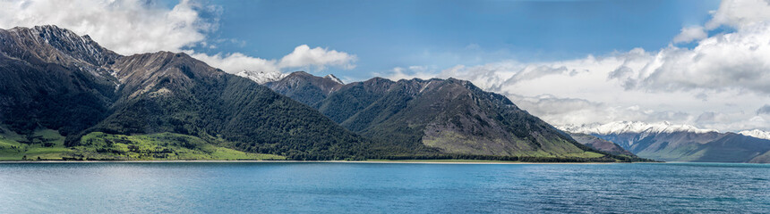 lake Hawea landscape, from The Neck, Otago, New Zealand