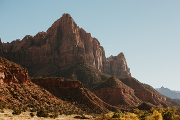 Berge im Zion National Park