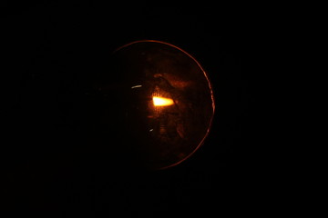 Creative natural lighting in a Incandescent light bulb