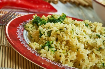 Creamy Spinach Parmesan Orzo