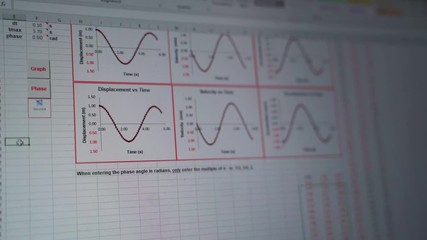 Data Analyst Making Calculations for Physics Statistics - Powered by Adobe