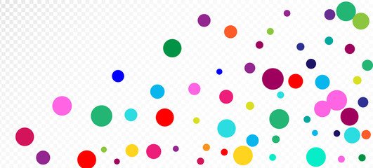 Rainbow Confetti Festive Vector Wallpaper. 