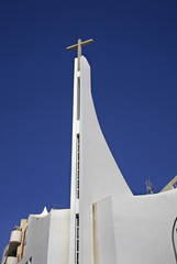 Evangelical Church in Calpe. Spain