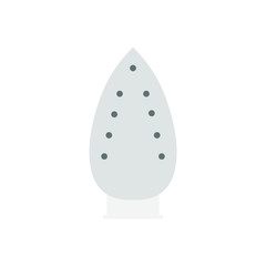 vector iron on white background