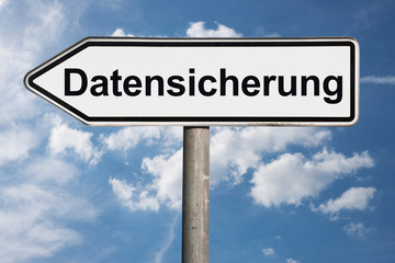 Obraz premium Datensicherung