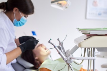 Equipment for dentistry tools in dentist office