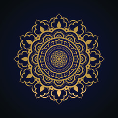 Luxury golden mandala background