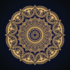 Luxury golden mandala background