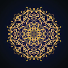 Luxury golden mandala background