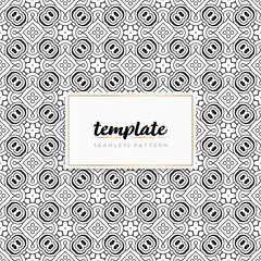 Background mandala seamless pattern vector