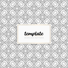 Background mandala seamless pattern vector