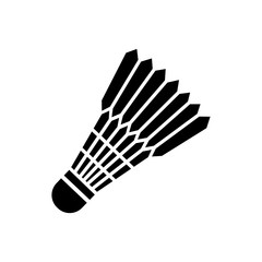 Shuttlecock icon vector