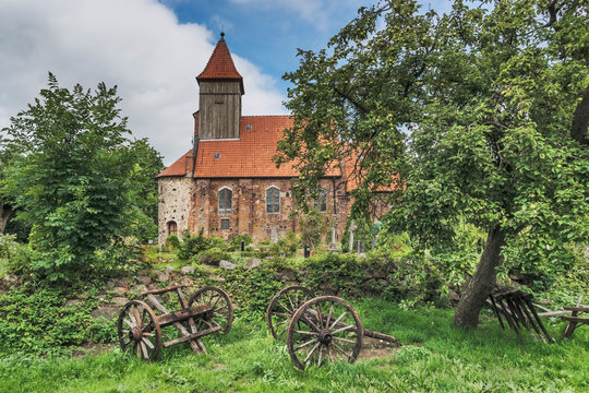 Kirche St. Katharina in Middelhagen, Insel R&uuml;gen, Deutschland