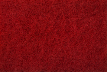 Red felt abstract background texture