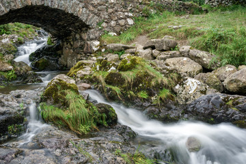 View of Ashness Bridge in the Lake district