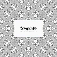 Obraz premium Background mandala seamless pattern vector
