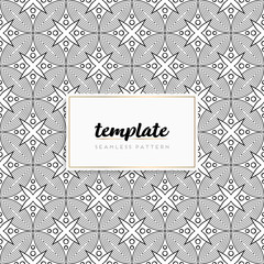 Obraz premium Background mandala seamless pattern vector