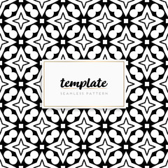 Background mandala seamless pattern vector