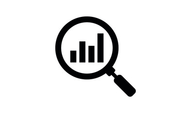 Business analysis icon vector illustration,Marketing Research icon