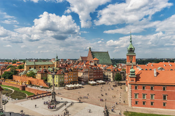 Naklejka na ściany i meble Schlossplatz Warschau, Polen