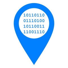 Binärcode und Kartenmarkierung