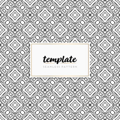Background mandala seamless pattern vector