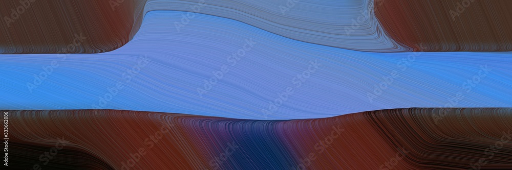 Poster dynamic futuristic banner. smooth swirl waves background design with very dark violet, very dark pin
