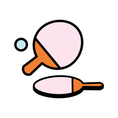 Ping pong tennis table icon