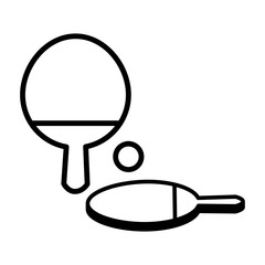 Ping pong tennis table icon