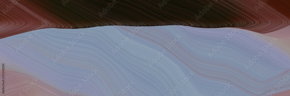 Poster futuristic background banner with light slate gray, very dark pink and old mauve color. abstract wav