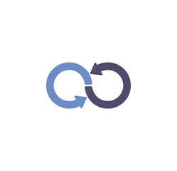 Infinity sign icon on background for graphic and web design. Creative illustration concept symbol for web or mobile app