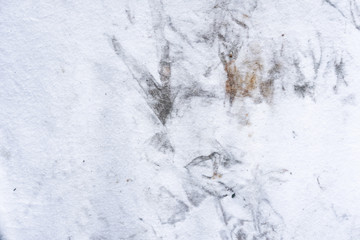 Fototapeta na wymiar Crumpled white fabric texture, dirty white clothes background