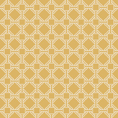 Gold Background, Seamless Pattern. Geometric template