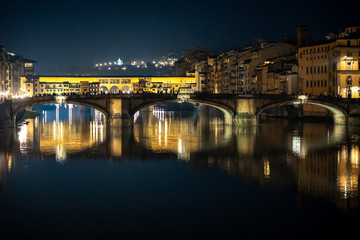 The Arno River in Florence Italy