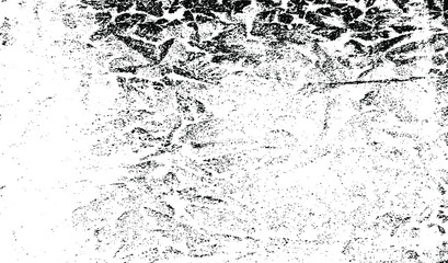 Rough black and white texture vector. Distressed overlay texture. Grunge background. Abstract textured effect. Vector Illustration. Black isolated on white background. EPS10.