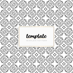 Background mandala seamless pattern vector