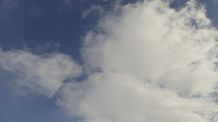 blue sky with clouds